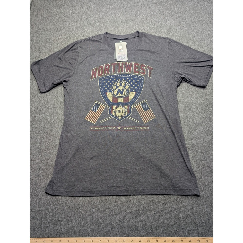 Colosseum Mens Northwest OHT Military Appreciation T-Shirt Grey Size M NWT